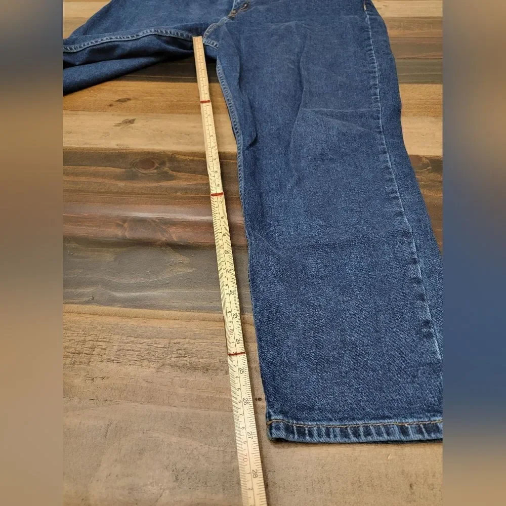 Fashion Nova Mom Jeans High-Rise Straight Leg Dark Wash Denim Size 2X
